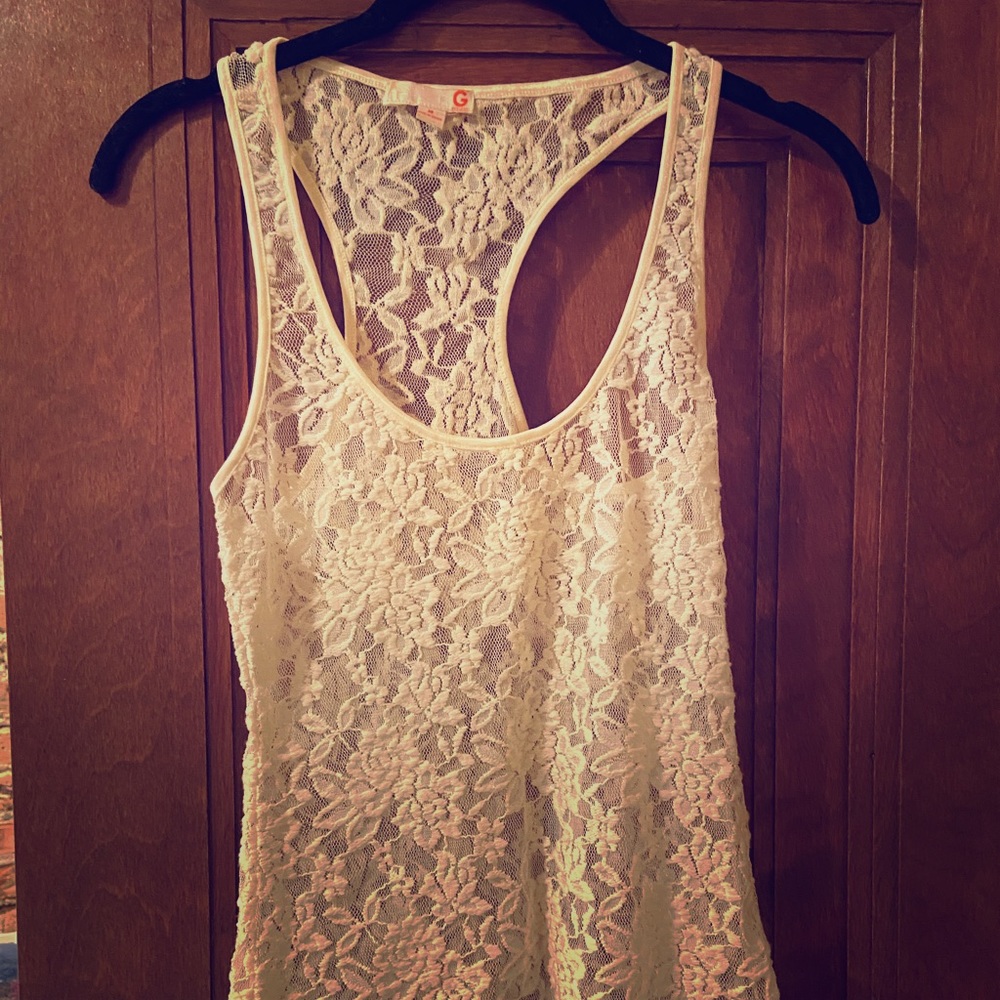 Lace tank